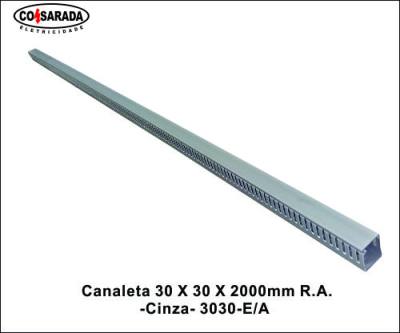 Canaleta .30 x 30 x 2.000 mm R.A Cinza 3030-E/A*