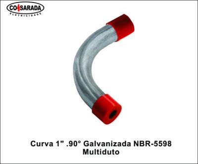 Curva 1" .90° Galvanizada NBR-5598 BSP*