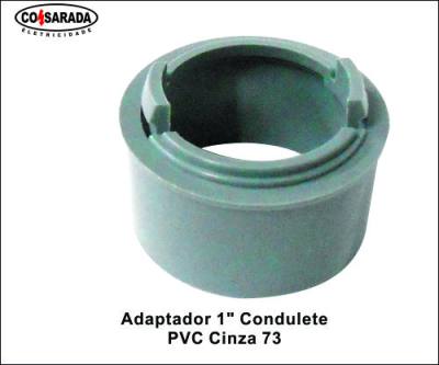 Adaptador 1" Condulete PVC Cinza 73*