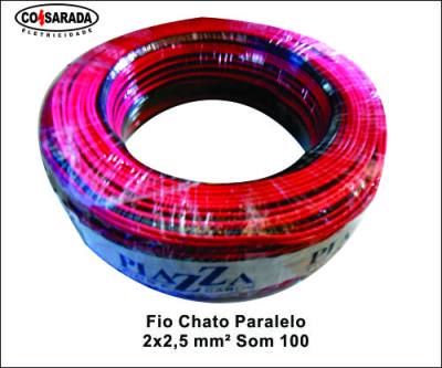 Fio Chato Paralelo 2 x 2,5 mm² Som *