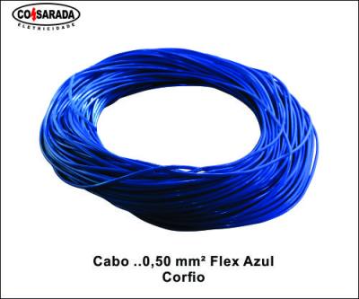 Cabo ..0,50 mm² Flex Azul 0103-AZ*