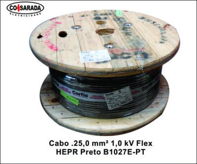 Cabo .25,0 mm² 1,0 kV Flex HEPR Preto B1027E-PT*
