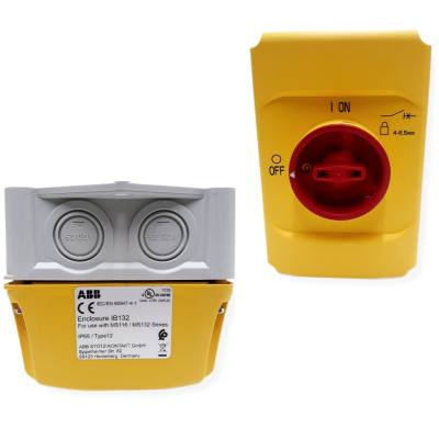 Caixa Plastica p/ Disj. Motor Amarela p/ MS 116 IP 65/ IB132-Y*