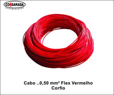 Cabo ..0,50 mm² Flex Vermelho 0103-VM*