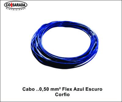 Cabo ..0,50 mm² Flex Azul Escuro *
