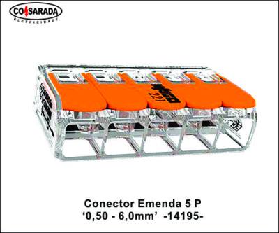 Conector Emenda .5 P 0,5 - 6,0mm 41 A 221-615 *