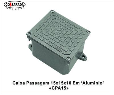Caixa Passagem .15 x 15 x 10 Aluminio CPA15 56123/002*