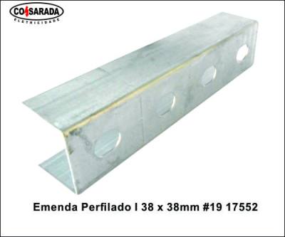 Emenda Perfilado I 38 x 38mm PZ 17552*
