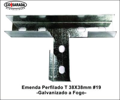 Emenda Perfilado T 38 x 38mm G.F 50696*