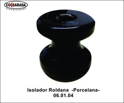 Isolador Roldana Porcelana 060104*