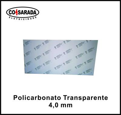 Policarbonato Transparente 4,0 mm (m²)*