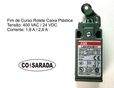 Fim de Curso Rolete Caixa Plastica LS31P31B11 *