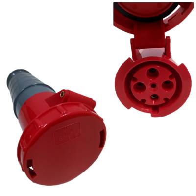 Tomada Movel 3 P+ T .63 A Vermelha 6H IP67 05167.4556.67 *