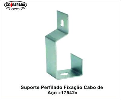 Suporte Perfilado Fixacao Cabo Aco #16 PZ 17542*