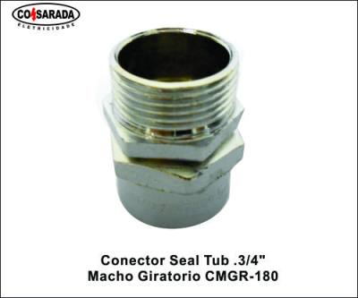 Conector Seal Tub .3/4" Macho Giratorio KMZG-034*