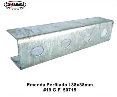 Emenda Perfilado I 38 x 38mm G.F. 50715*