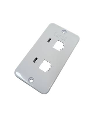 Espelho Cond .3/4" PVC 2 RJ 45 Branco 289*