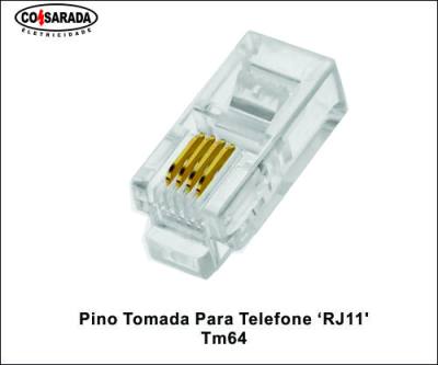 Pino Tomada Telefone RJ 11 *