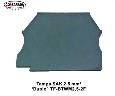 Tampa SAK .2,5 mm² Duplo TF-BTWM2,5-2F*