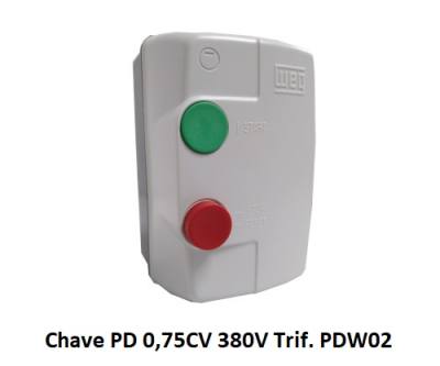 Chave PDW .0,75CV 380V PDW02-0,75V40 10045784 *