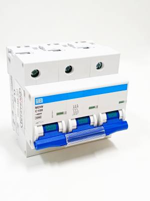 Disjuntor 3 x .100 A .3 kA MDW-C100-3 (Weg) 10075747 DIN*