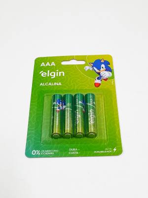 Pilha Alcalina AAA C 1,5V *