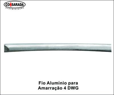 Fio Aluminio p/ Amarracao 4 AWG*