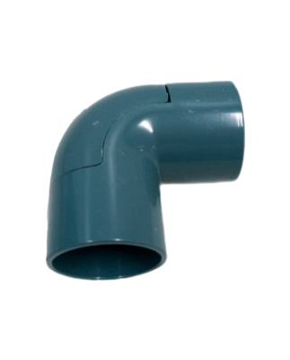 Curva 1" .90º PVC Cinza c/ Janela 104*