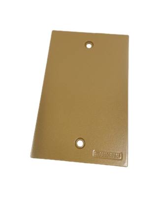 Espelho 4 x 2 Cego Piso Latao Dourado 56121/210*
