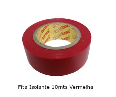 Fita Isolante 10 Metros Vermelha 1000-EVM*