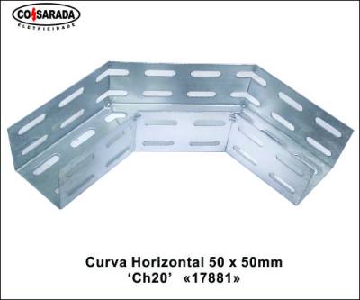 Curva Horiz. .50 x 50mm 90º #20 PZ 17881*