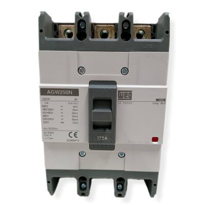 Disjuntor 3 x .175 A 30 kA AGW250N-DX175-3 Caixa Moldada 12775106*