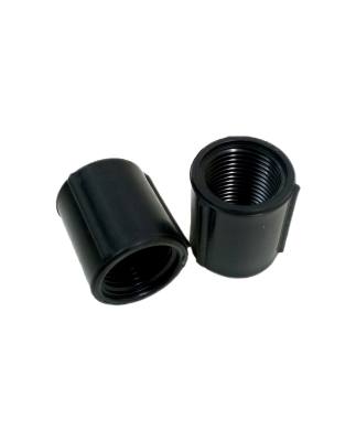 Luva .1/2" PVC Preta C/ Rosca S/ Divisoria 3344*