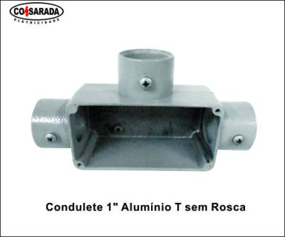 Condulete .1" Aluminio T s/ Rosca*