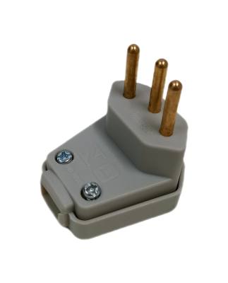 Pino Tomada 2 P + T 10A 90º Cinza 13302196*
