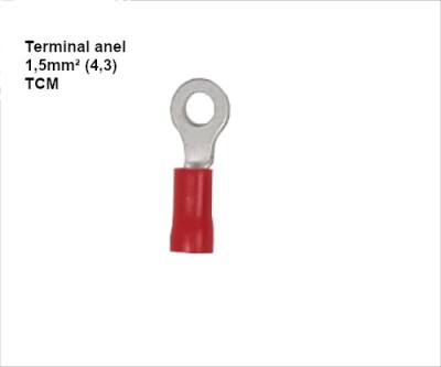Terminal Anel .0,5/1,5 mm² Vermelho (4.3) 165