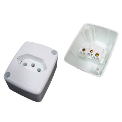 Tomada Externa 2 P + T .20A Branca 053-EB. *
