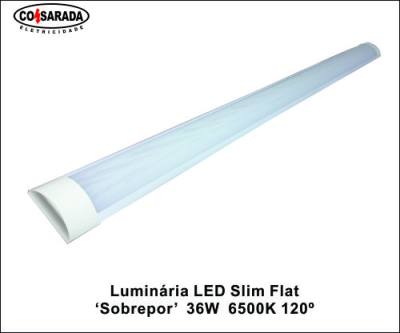 Luminaria LED Slim Flat Sob. 36W 120 6500K 676.25.0021 *