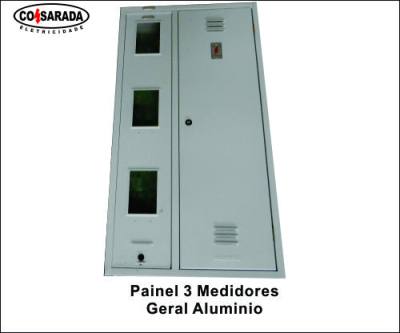 Painel .3 Medidores Geral Aluminio