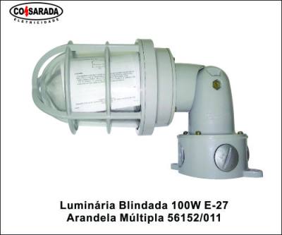 Luminaria Blindada 100W E-27 Arandela Multipla 56152/011*