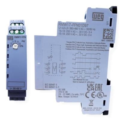 Rele Falta de Fase 380/480V RMW17-FFN01D97 C/ Neutro 13960136*