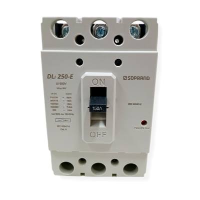 Disjuntor 3 x .150 A 18 kA Caixa Moldada DLJ250-E 05104.2150.31 *