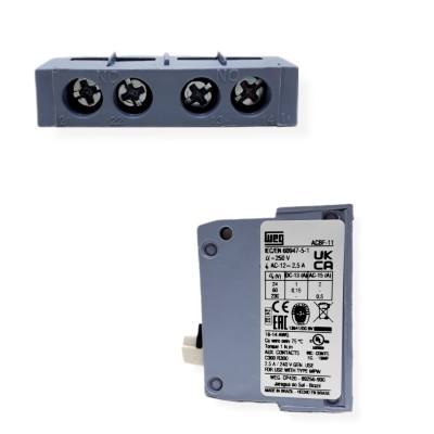 Bloco Contato Frontal MPW 18/40/80 1 NA + 1 NF ACBF-11 12463886*