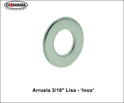 Arruela .......3/16" Lisa Inox 81310100 *