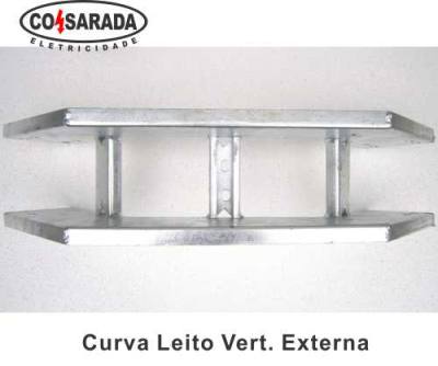 Curva Leito Vert. Ext. 100 x 100 mm #18 PZ 91430*
