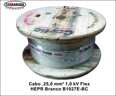Cabo .25,0 mm² 1,0 kV Flex HEPR Branco B1027E-BC*