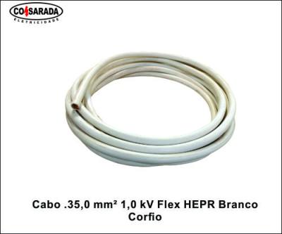 Cabo .35,0 mm² 1,0 kV Flex HEPR Branco B1028E-BC*