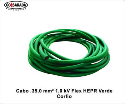 Cabo .35,0 mm² 1,0 kV Flex HEPR Verde B1028E-VD*