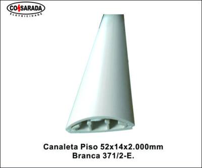 Canaleta .52 x 14 x 2.000 mm Piso Branca 371/2-E.*